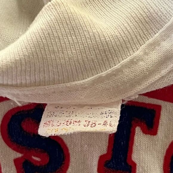 Vintage 80s Boston Red Sox 1986 Single Stitch T Shirt Medium - Picture 3 of 6